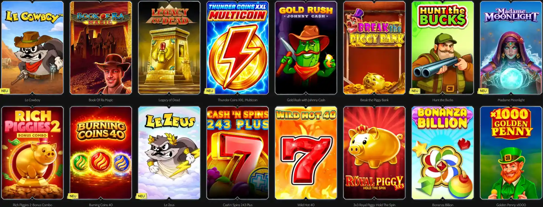 Spinboss Casino Spiele